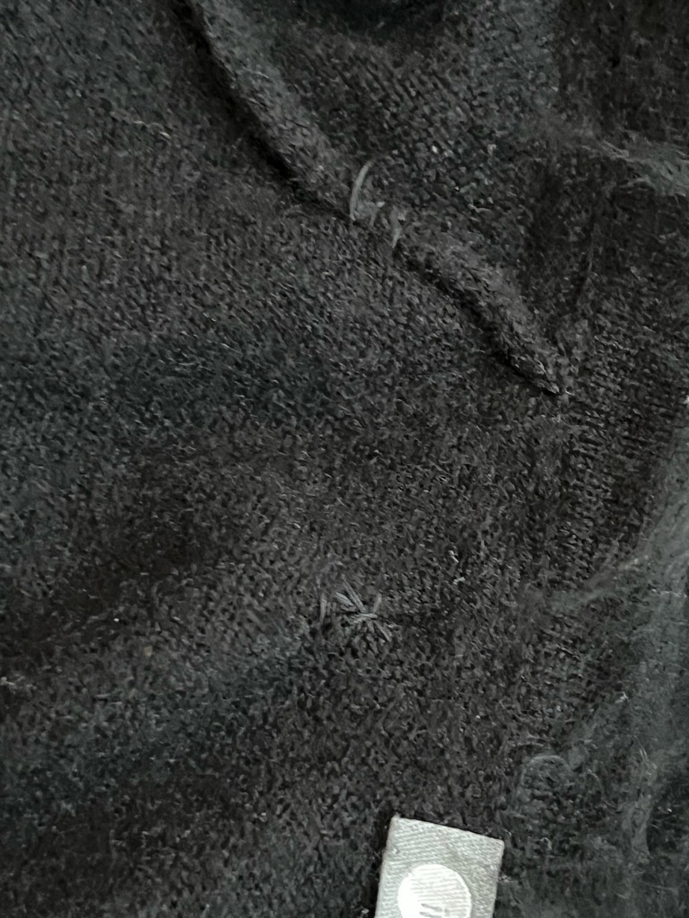 InCashmere 100% Cashmere Ruana Wrap | Raccoon Fur Trim | Black| L-XL - Picture 9 of 14